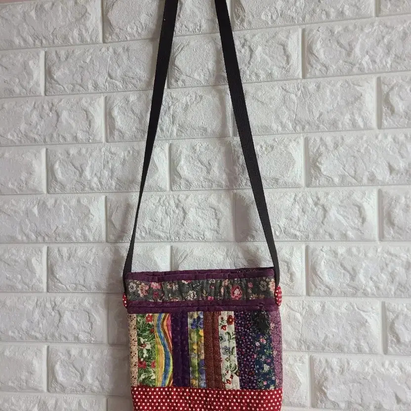 Patchwork Crossbody Bag Handmade Unique Design - image 1