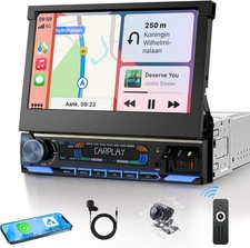 2026 Single Din Car Stereo with Wireless Apple CarPlay  Android Auto, 7-inch HD