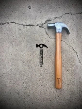 Bad-Hammer 20 oz. MAYDOLE Curved Claw Hammer Mesquite Wedge with 40mm Casing