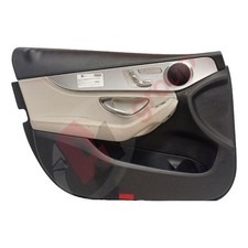 MERCEDES C CLASS W205 SPORT 14-18 N/S FRONT DOOR CARD WITH SEAT CONTROLS