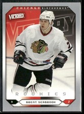 2005-06 Upper Deck Victory Update Brent Seabrook RC #253 Chicago Blackhawks