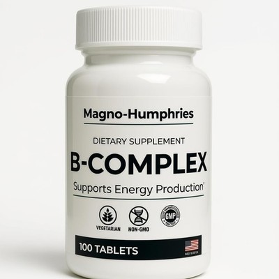 Vitamin B-Complex - 100 Tablets | Energy Metabolism & Nerve Support | Balance...
