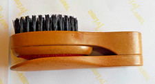 Vintage Shoe Shine Combination Brush, Shoehorn, and Shine Pad