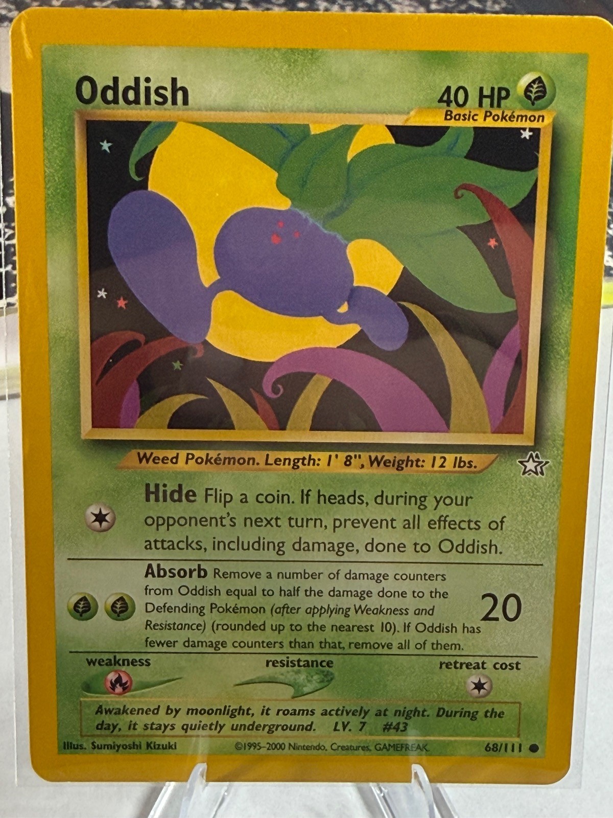 Oddish 68/111 Common Neo Genesis Pokemon Unlimited Lightly Played