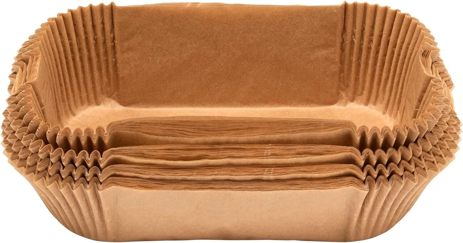 DecoPac 2lb Loaf Pan Liners, 100 Pack, Non-Stick Siliconized 2lb, Natural