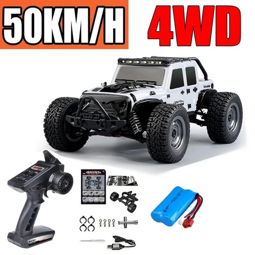 1:16 4WD RC Car LED 2.4G Remote Control Cars High Speed Drift Truck for Kids Toy - Picture 7 of 32