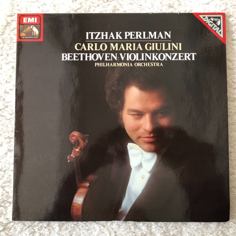 EMI ASD 4059   BEETHOVEN Violin Concerto    ITZHAK PERLMAN
