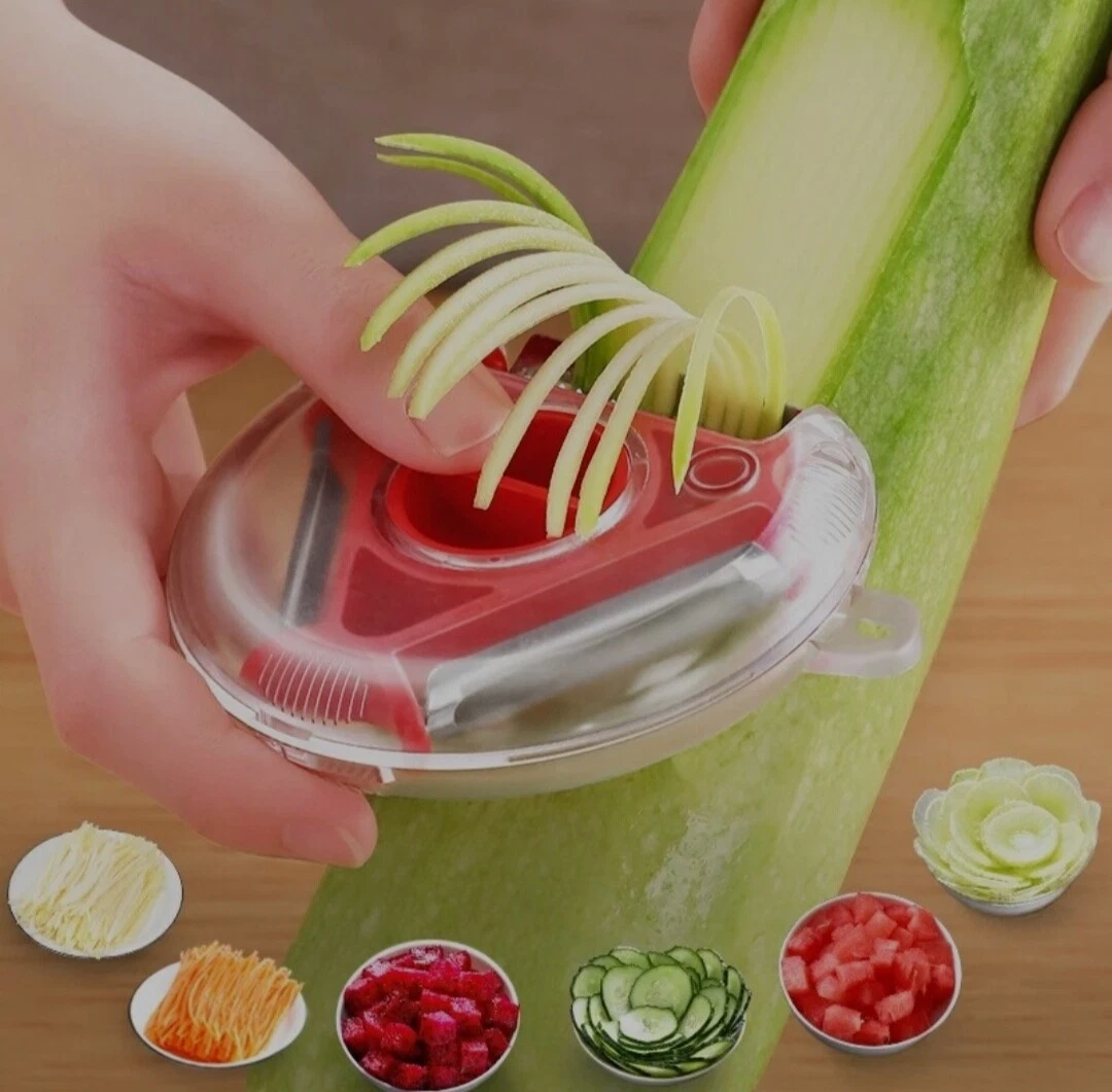 3 in 1 Compact Rotary Multifunctional Vegetable Fruit Peeler Grater Brand New