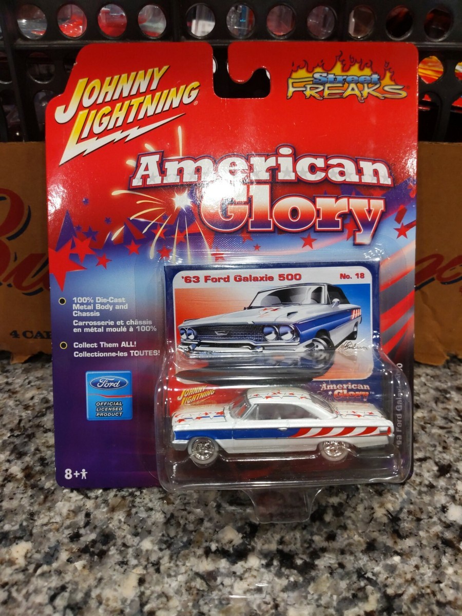 ジョニーライトニング American Glory USA ミニカー 車 Johnny Lightning ⚡White Lightning⚡ American Glory '63 Ford