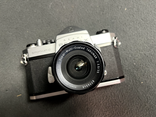 Pentax Spotmatic SP Film Camera SMC Takumar 35mm F/3.5 Lens - Bild 3 von 7