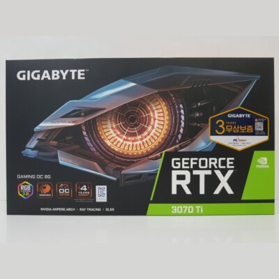 GIGABYTE GEFORCE RTX 3070 Ti GAMING OC GDDR6X 8GB Graphics Card Genuine 