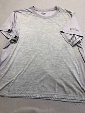 And1 T Shirt Men's 3XL Gray Heather Knit Activewear Gym Track Tee