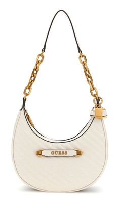 GUESS Sela Hobo Bag Schultertasche Umhängetasche Tasche Bone creme Neu