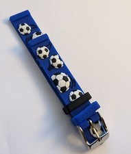 Image of Tikkers 14mm silicon replacement watch strap footbal theme