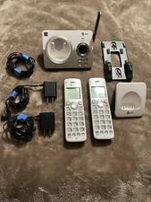 Cordless Phones AT&T Cordless Answering System w/ 2 Handsets Model EL52219  TF