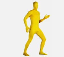 Yellow 2nd Skin Adult Halloween Costume
