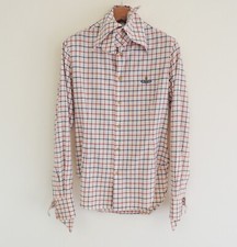 VIVIENNE WESTWOOD 1993 ANGLOMANIA collection - Bird shirts in plaid check Orb