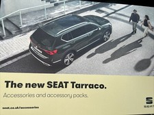 Seat Tarraco Accessories Range Car Sales Info Brochure Frameable May 2019