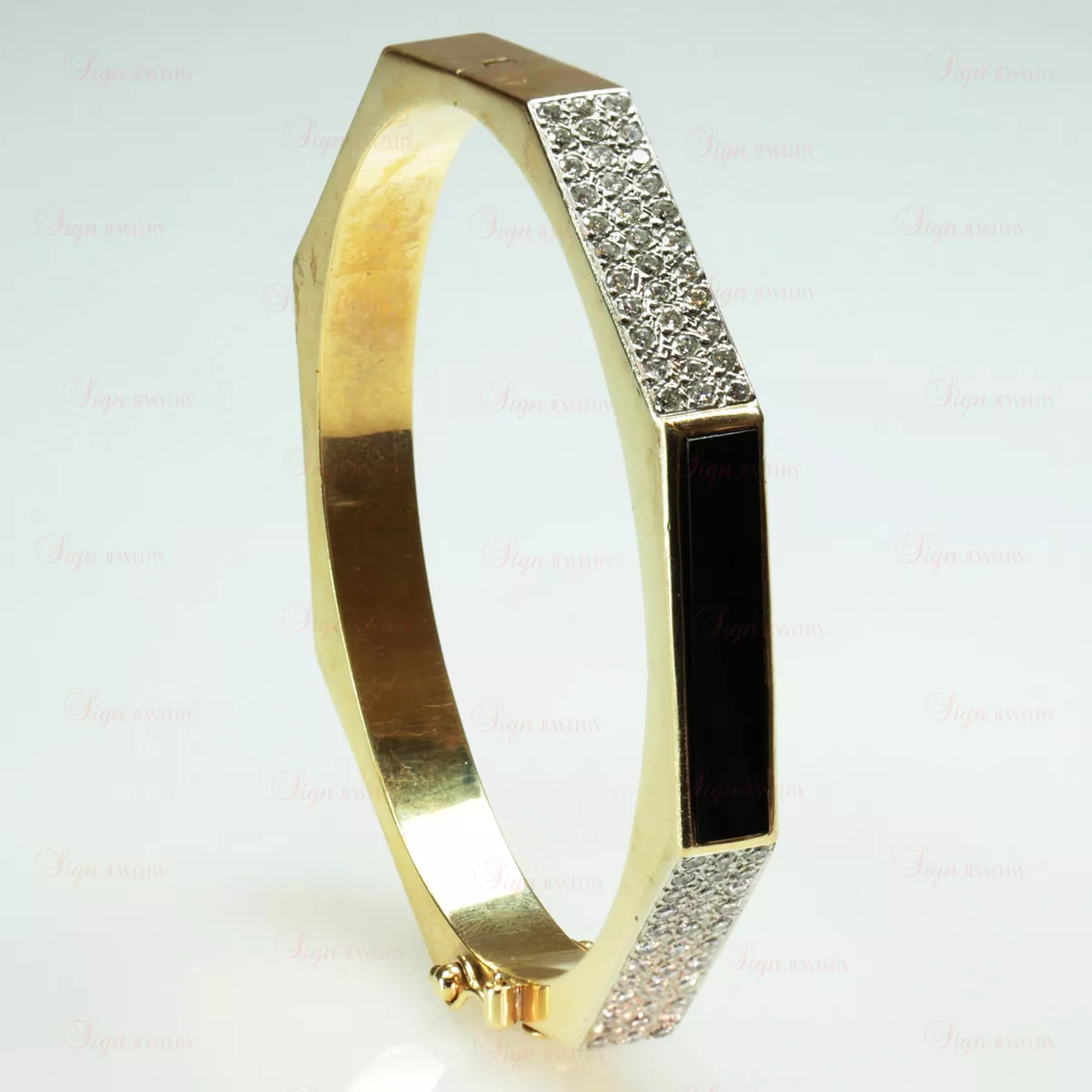 Hexagon bangle deals