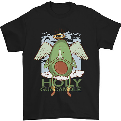 Holy Guacamole Funny Food Angel Herren T-Shirt 100% Baumwolle
