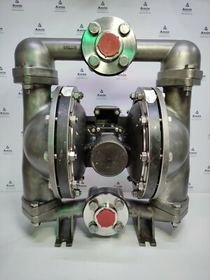 All-Flo SB-15 Druckluft Betrieben Doppel Membran 316 Ss/Geolast Pumpe, Größe: