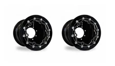 Banshee Warrior 350 Rear Wheels Beadlock 9x8 3+5  Crusher Alba Racing Matte BB 