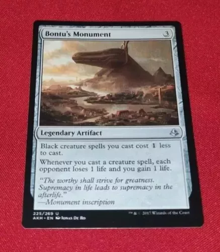 Magic the Gathering Bontu's Monument Amonkhet Used - Picture 1 of 1