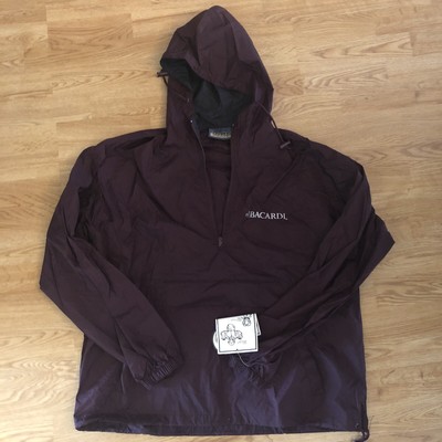 Vintage NOS Bacardi Windbreaker Jacket Harvard Square