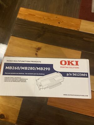 Genuine OKI Print Cartridge Black 56123401  56123402 MB260/ MB280/ MB290 - NEW