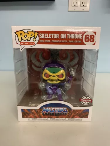 SKELETOR ON THRONE MASTERS OF THE UNIVERSE FUNKO POP #68 SPECIAL EDITION
