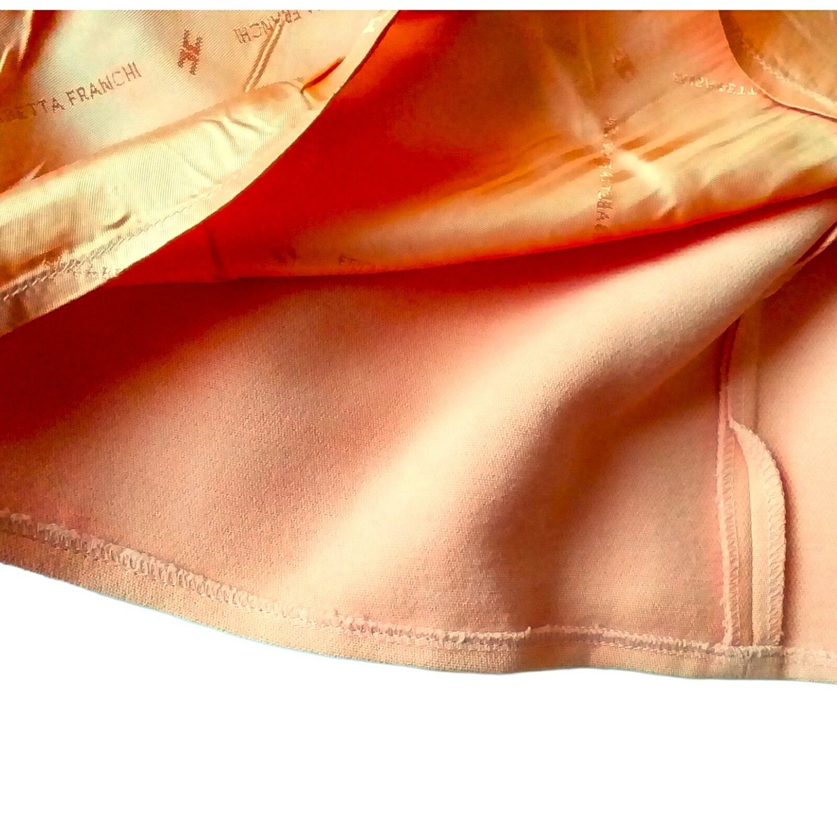 ワンピース ELISABETTA FRANCHI Women Mid Skirts ABR2252E2 DC6 Orange ELISABETTA FRANCHI Womens Skirt Mini Straight Orange Size 42