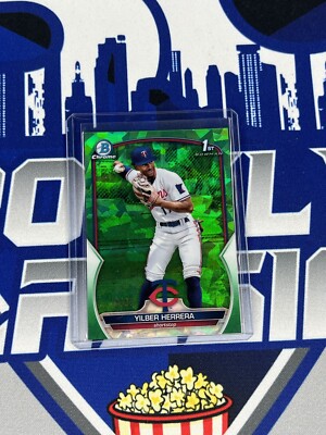 2023 Bowman Sapphire Edition Yilber Herrera 1st Green Sapphire /60 SP