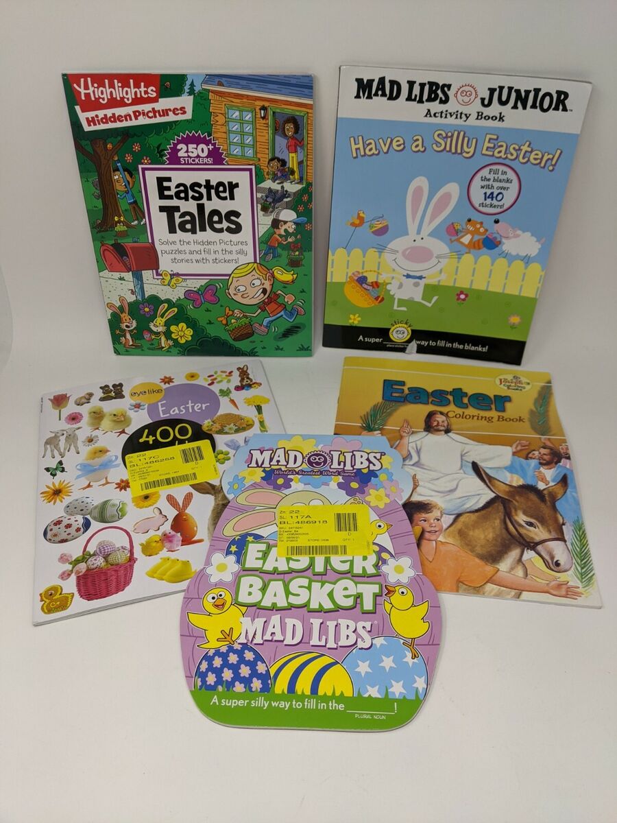 Perennial Træde tilbage Ulykke Easter Book Bundle: Mad Libs Easter Basket/Eyelike Easter/Easter Tales/Have  A Si | eBay