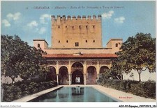 AEOP2-ESPAÑA-0146 - GRANADA - ALHAMBRA - PATIO DE LOS ARRAYANES Y TORRE DE