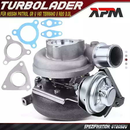 Turbolader NISSAN TERRANO II 3.0 Di 4WD (R20)