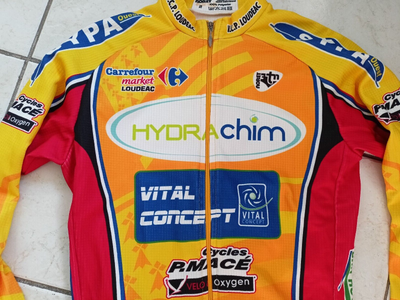 Maillot Cycliste NORET VCP Loudéac Vital Concept – Taille S – France – TB État