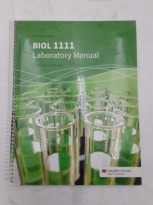 BIOL 1111 Lab Manual 5th Edition Custom Gwinnett Technical College 9781533961839