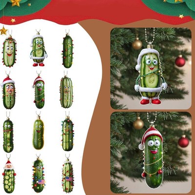 Cucumber ChristmasOrnament HOT 2024 R4R8