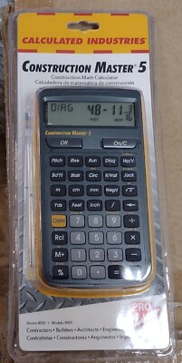 Calculated Industries Construction Master 5 Pro Calculator - Black (4050)