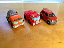 ROBOTS IN DISGUISE! Cool Lot of 3 Transformers Heroes/Gravity Bots -- Nice Shape