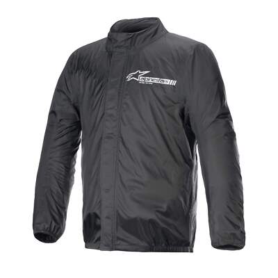 Alpinestars Hurricane Rain Motorrad Motorbike V2 Jacke schwarz