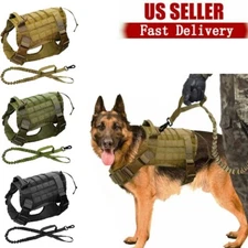 Tactical Dog Harness with Handle No-pull Large Military Dog Vest US Working Dog