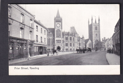 Berkshire READING Friar Street um 1900 Postkarte gelaufen 1937