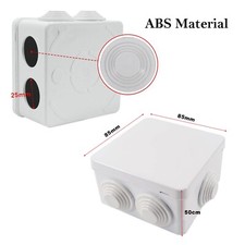 IP65 WATERPROOF INDUSTRIAL ADAPTABLE CCTV PVC JUNCTION BOX OUTDOOR INDOOR