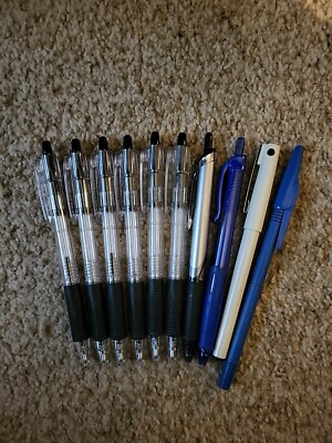 Vintage pen lot Of 10 Easytouch Pro Pilot G-knock Precise Better Grip