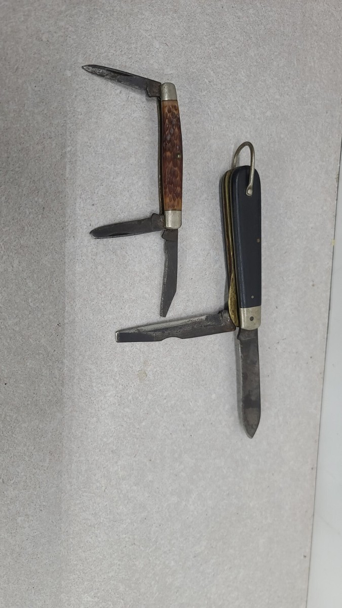 Vintage Camillus #76 & TL-29 3-Blade Folding Pocket Knife