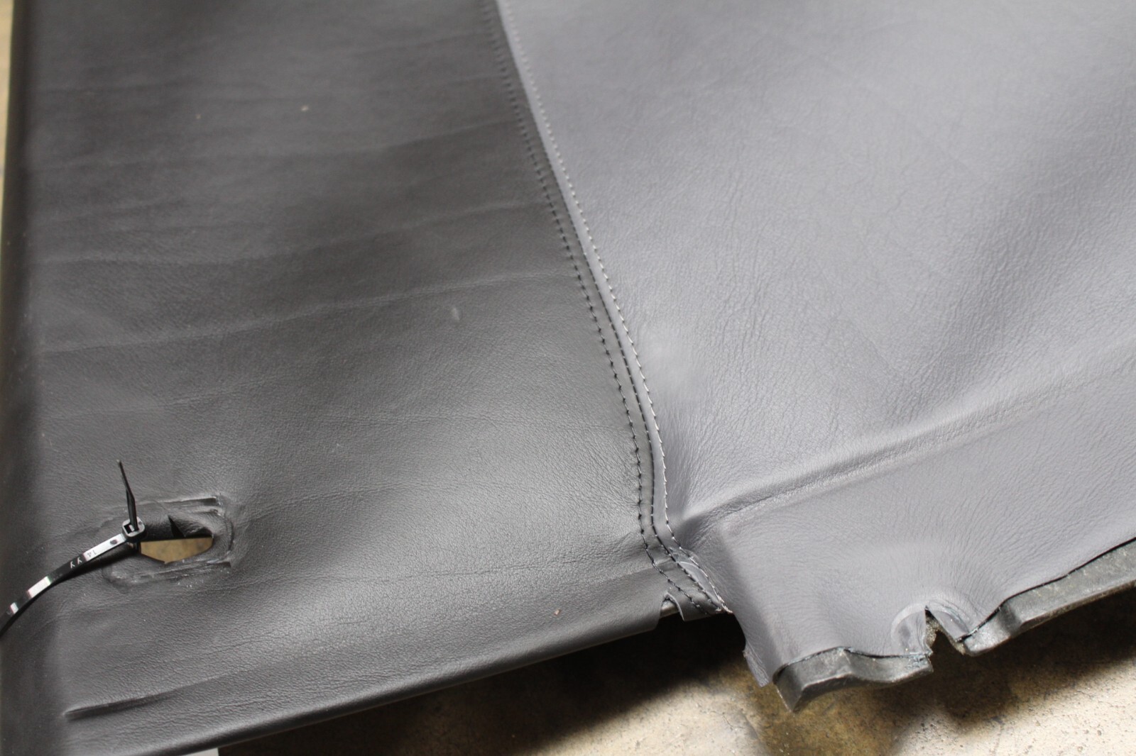 Ferrari 456, LH, Left, Headliner, Loose Leather, Used, P/N 655729