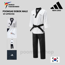 Dobok adidas Poomsae uniform (Male) Taekwondo Dan WT TKD Junior/senior NEW LOGO