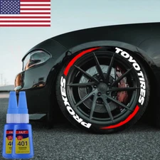 4 Kits TOYO TIRES PROXES Tire Lettering Sticker Permanent 1.2" 15"-24" With Glue