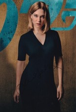 LEA SEYDOUX signed Autogramm 20x30cm JAMES BOND in Person autograph COA